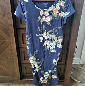 Isabel Maternity Large Floral Bodycon Dress